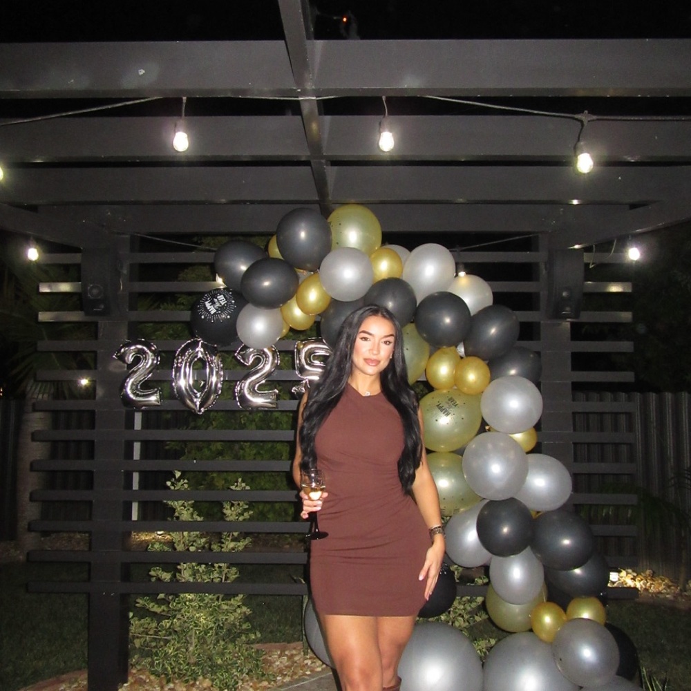 Zara brown dress